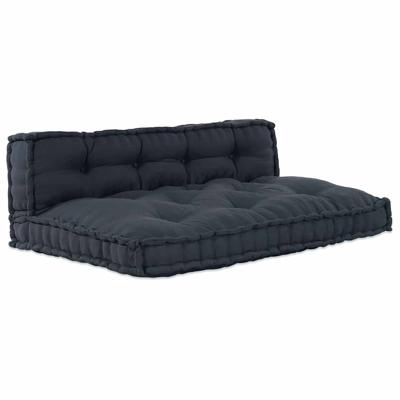 Pallet Sofa Kussen 2 pcs Antraciet Stof