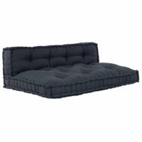 Pallet Sofa Kussen 2 pcs Antraciet Stof