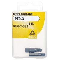 Bitjes pozidrive pzd-3 2 st. - Deltafix