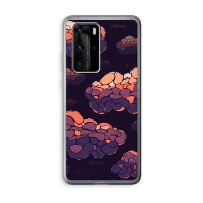 Patroon Wolken: Huawei P40 Pro Transparant Hoesje