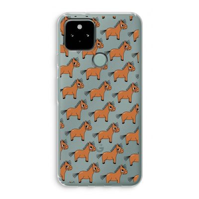 Pony: Google Pixel 5 Transparant Hoesje