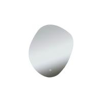 Spiegel Organisch Wiesbaden Ellva 70x80 cm met LED, Dimbaar en Spiegelverwarming