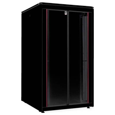 ROLINE 19-inch netwerkkast Pro 26 U, 800x800 BxD Glazen deur zwart