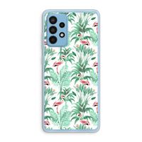 Flamingo bladeren: Samsung Galaxy A52 Transparant Hoesje