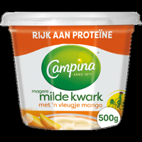 Campina Magere Milde Kwark met &apos;n Vleugje Mango 500 g bij Jumbo