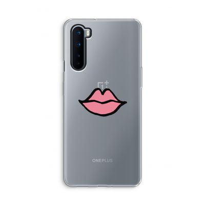 Kusje: OnePlus Nord Transparant Hoesje