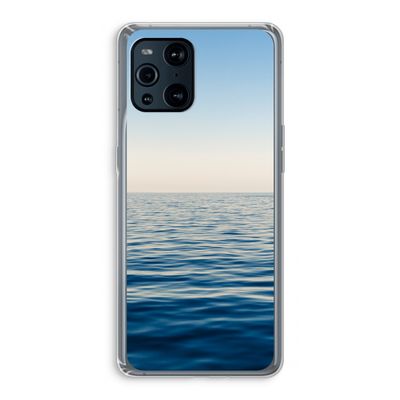 Water horizon: Oppo Find X3 Transparant Hoesje