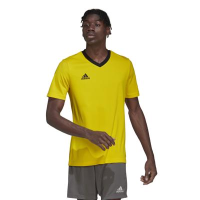adidas Entrada 22 Voetbalshirt Geel Zwart