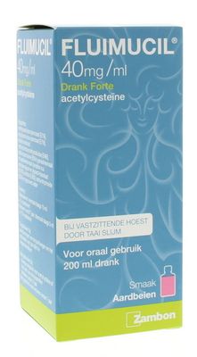 Drank 40mg/ml forte aardbei