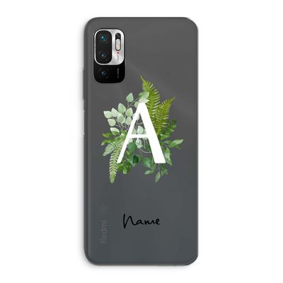 Green Brush: Xiaomi Redmi Note 10 5G Transparant Hoesje