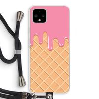 Ice cream: Pixel 4 XL Transparant Hoesje met koord