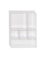 HEMA Lade organizer 30x22.5x5.5 6-delig (Transparant)