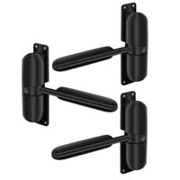 Malatec Deurdranger - 3x - zwart - zink - instelbaar - deuren veilig sluiten