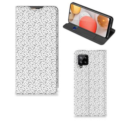 Samsung Galaxy A42 | Hoesje met Magneet | Stripes Dots