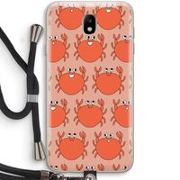Krab: Samsung Galaxy J7 (2017) Transparant Hoesje met koord