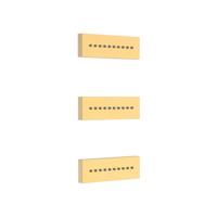 Tres inbouw rugjet vierkant 24k Goud mat