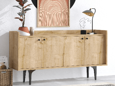 Dressoir NAVIRANA 4 deuren saphire eik