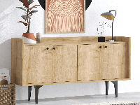 Dressoir NAVIRANA 4 deuren saphire eik