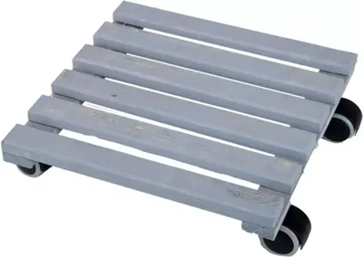 Esschert Design trolley grijs vierkant indoor