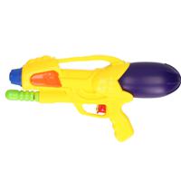 Waterpistool geel van 30 cm met pomp - kinderspeelgoed