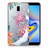 Samsung Galaxy J6 Plus (2018) | TPU Hoesje | Bird Flowers