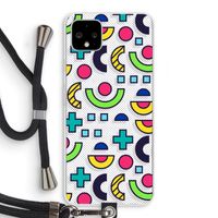 8-bit N°6: Pixel 4 XL Transparant Hoesje met koord
