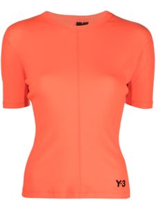 Y-3 débardeur en coton biologique à logo imprimé - Orange