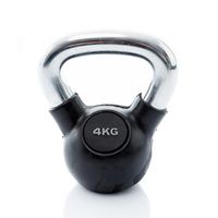 Muscle Power Kettlebell Rubber / Chrome 4-40 kg Muscle Power Kettlebell Rubber / Chrome 4-40 kg