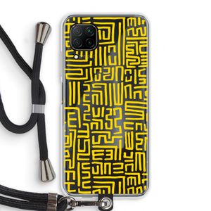 Majorelle Blue Print: Huawei P40 Lite Transparant Hoesje met koord