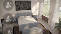 Standaard boxspring 200 x 210 cm- stofkleur 1939