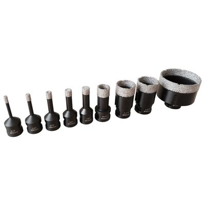 Diamantboorset 5mm tot 68mm Mandrex DryXcut, 9-delig