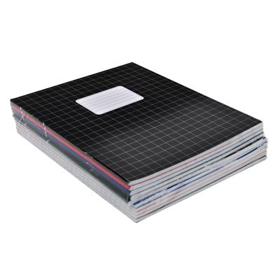 School schriften - 10x st - gekleurd - ruitjes 10 mm - A5 - ruitjesschriften