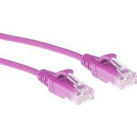 ACT Roze 2 meter LSZH U/UTP CAT6 datacenter slimline patchkabel snagless met RJ45 connectoren ACT Roze 2 meter LSZH U/UTP CAT6 datacenter slimline patchkabel snagless met RJ45 connectoren