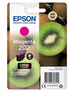 Epson inktcartridge 202, 300 pagina's, OEM C13T02F34010, magenta