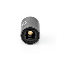 Nedis TosLink-Adapter | Toslink Female naar Toslink Female | 1 stuks - CATB25950GY CATB25950GY - thumbnail