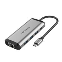 USB-HUB Vention THAHB Zwart