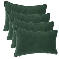 Bank/sierkussens Sophia - 4x stuks - 30 x 50 cm - polyester met rits