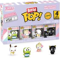 Hello Kitty and Friends Funko Bitty Pop! 4-Pack: Keroppi / Hello Kitty / Pochacco / Chase Figuur