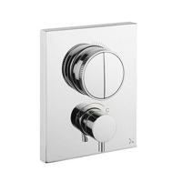 Crosswater Crossbox inbouw douchekraan thermostatisch 2 functies inclusief inbouwdeel chroom PROCBPUSH1500LBPC