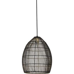 Hanglamp Madita 30x37cm zwart goud