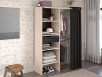 Dressing BALINE 144 cm acacia/zwart Dressing BALINE 144 cm acacia/zwart