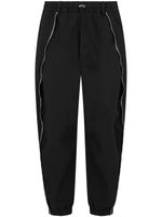 DSQUARED2 pantalon de jogging à détails de zips - Noir - thumbnail