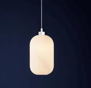 Hanglamp opaalglas &apos;Milford 20&apos; Nordlux wit E27 fitting 20 cm