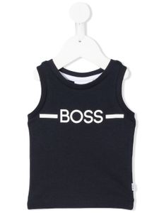 BOSS Kidswear débardeur à logo imprimé - Bleu