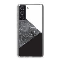 Combinatie marmer: Samsung Galaxy S21 FE Transparant Hoesje