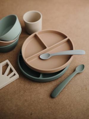 MUSHIE Silicone Vakkenbord beige
