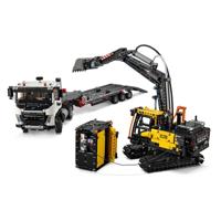 LEGO technic 42175 volvo fmx truck & ec230 elektrische graafmachine
