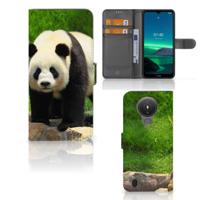 Nokia 1.4 | Telefoonhoesje | Met pasjeshouder | Panda