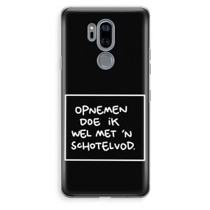 Schotelvod: LG G7 Thinq Transparant Hoesje