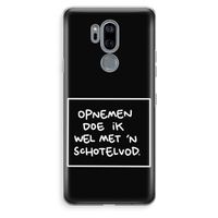 Schotelvod: LG G7 Thinq Transparant Hoesje